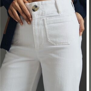 Anthropology Pilcro The Skipper Cropped Wide-Leg Jeans